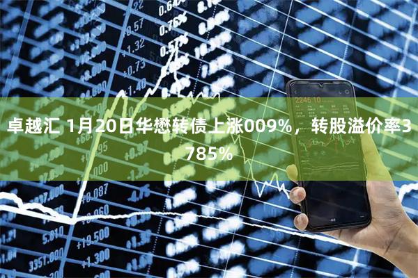 卓越汇 1月20日华懋转债上涨009%，转股溢价率3785%